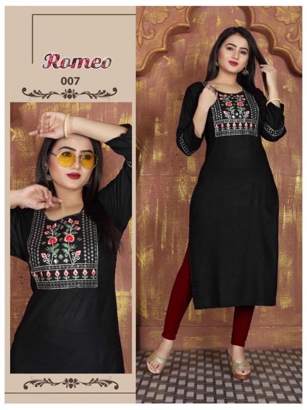 Aagya Romeo Rayon Designer Exclusive Kurti Collection